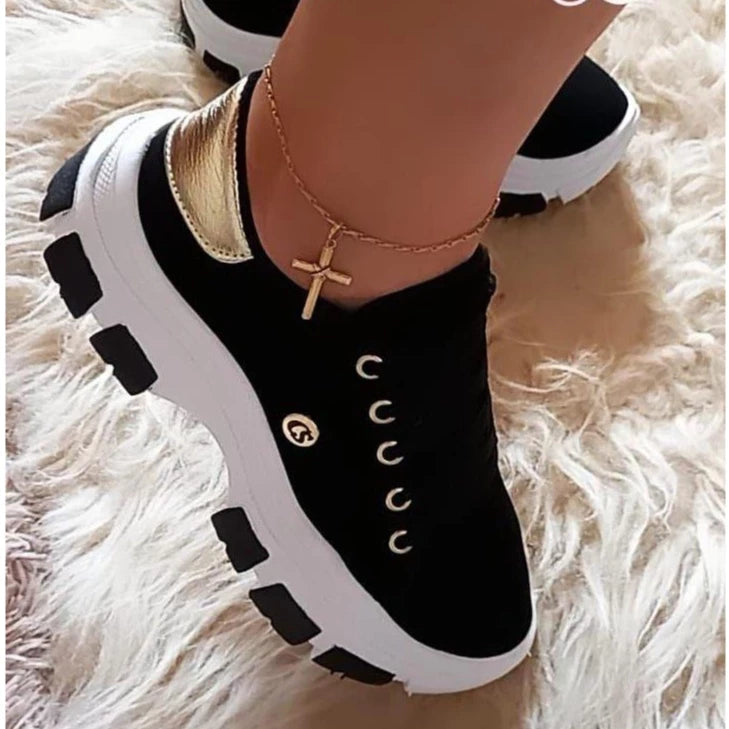 Tenis feminino plataforma Bella