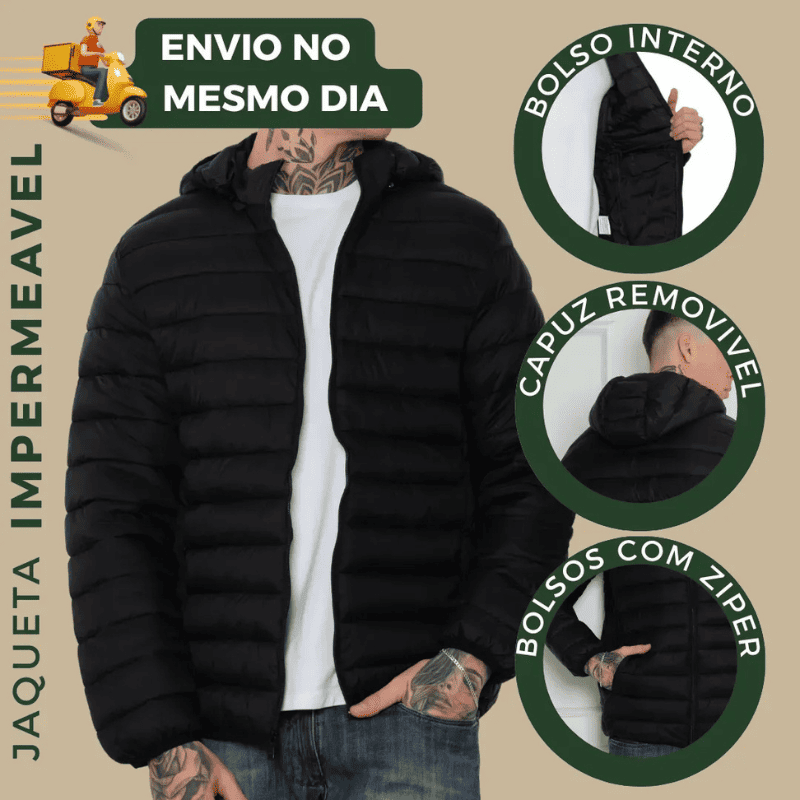 Jaqueta Masculina Puffer - Bobojaco