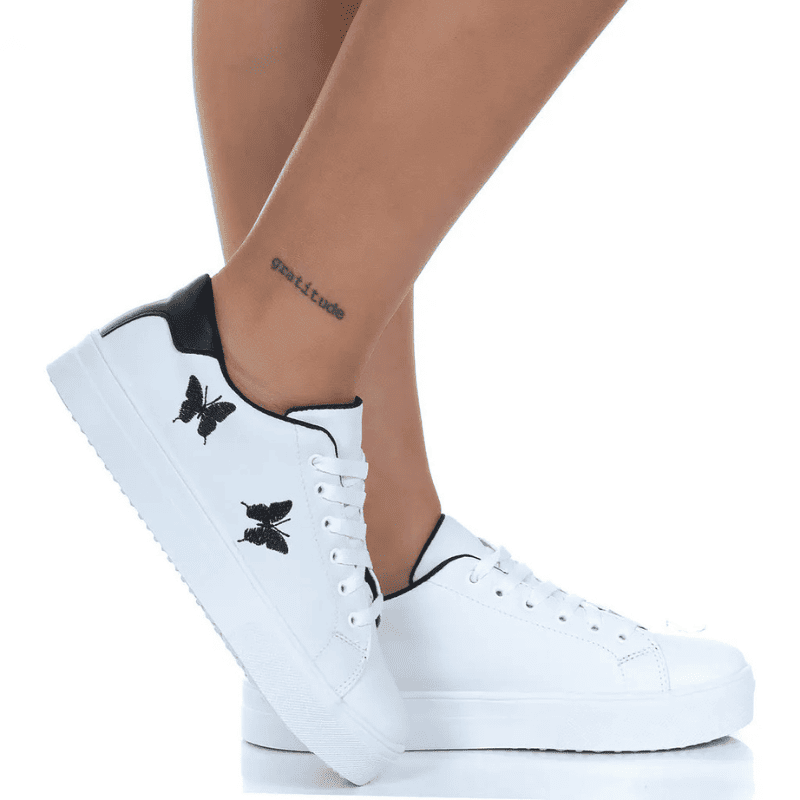 Tênis Feminino Ortopédico Borboleta