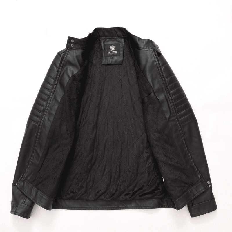 Jaqueta de Couro Masculina - Racer Urban