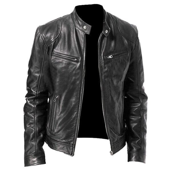 Jaqueta de Couro Masculina Estilo Racer – Model Thor