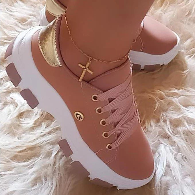 Tenis feminino plataforma Bella