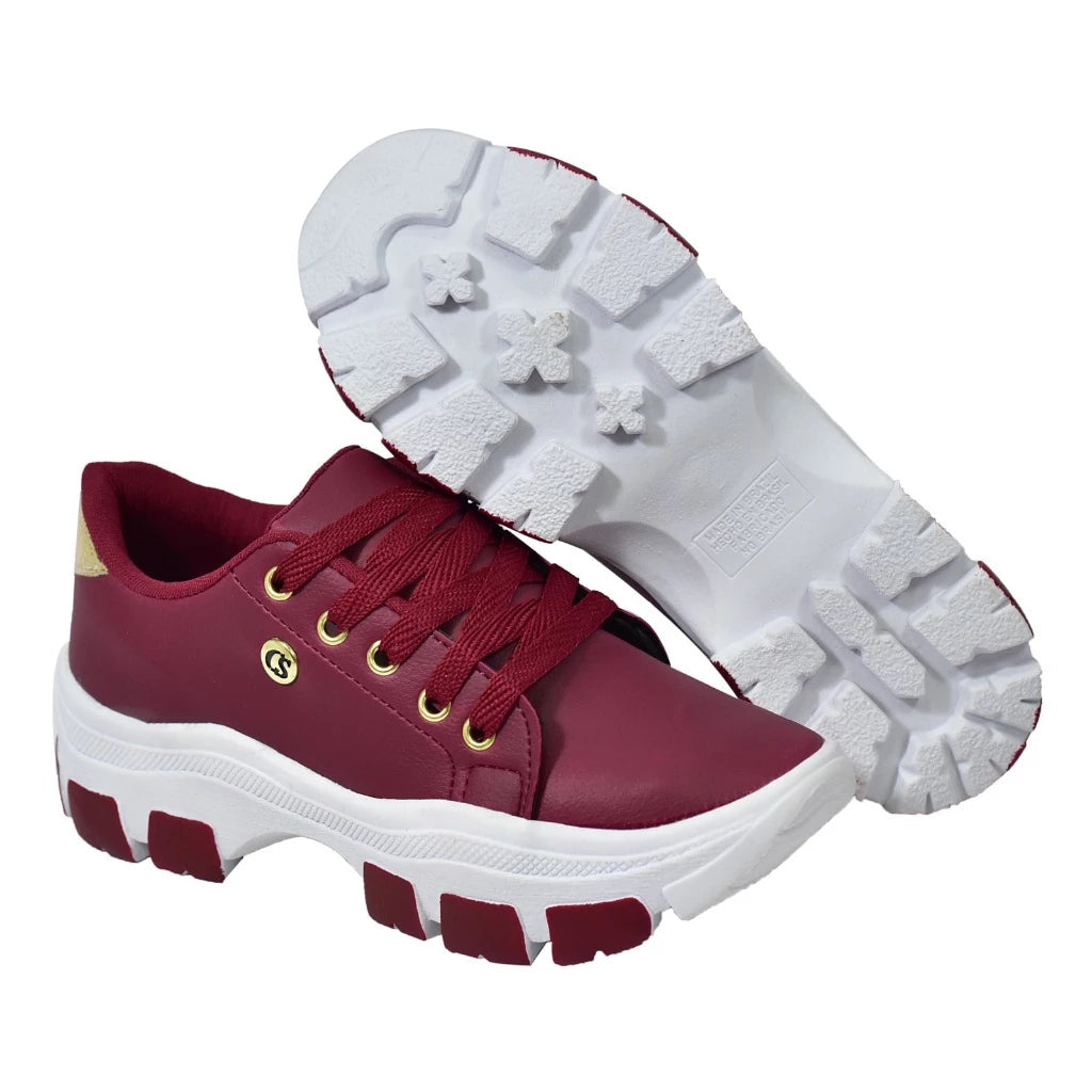 Tenis feminino plataforma Bella
